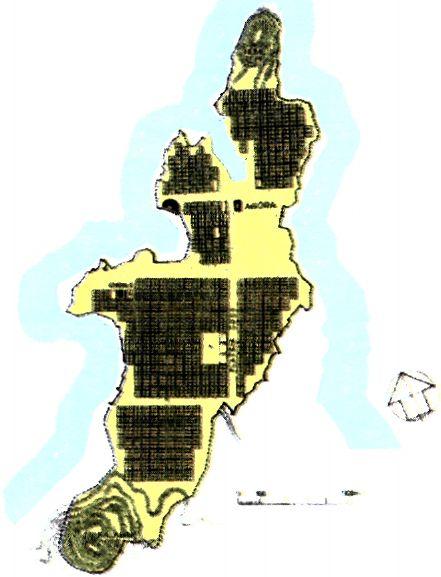 Τοπογραφικό σχέδιο του πολεοδομικού - Ιπποδάμειου - συστήματος της Μιλήτου. Ο Ιππόδαμος τον 5ο αι. π.Χ. έγινε εισηγητής ενός νέου τρόπου οργάνωσης και σχεδιασμού των πόλεων. Η πρώτη πόλη που οργανώθηκε με συγκεκριμένο σχέδιο από παράλληλους και κάθετους δρόμους είναι η Μίλητος μετά την καταστροφή της (494 π.Χ.) από τους Πέρσες. Ο σχεδιασμός της νέας πόλης αποδίδεται στον Ιππόδαμο.