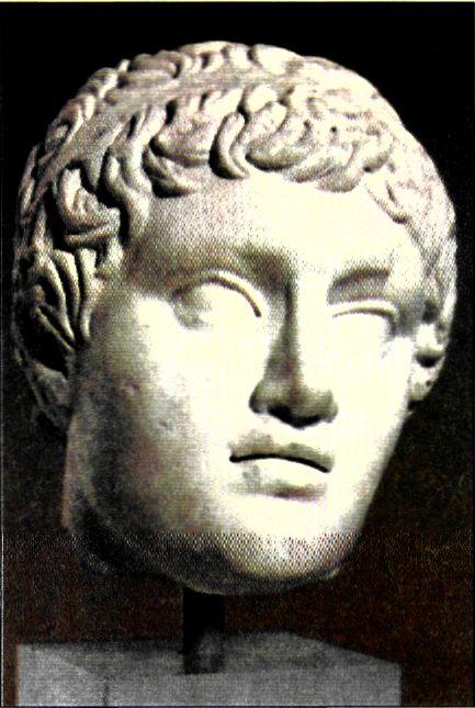 Προτομή Λυσιμάχου. Αντίγραφο ρωμαϊκών χρόνων έργον της ελληνιστικής εποχής. (Γενεύη, Μουσείο Ιστορίας και Τέχνης) 