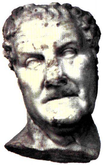 Πορτρέτο συγκλητικού (περ. αρχές 1ου αι. π.Χ.). Η σύγκλητος από την εποχή της ίδρυσης της Ρώμης μέχρι και την παρακμή της ρωμαϊκής αυτοκρατορίας (τέλη 3ου αι. μ.Χ.) αποτέλεσε το σπουδαιότερο πολιτικό σώμα το οποίο καθόρισε την τύχη τον ρωμαϊκού κράτους. (Παρίσι, Μουσείο Λούβρου)