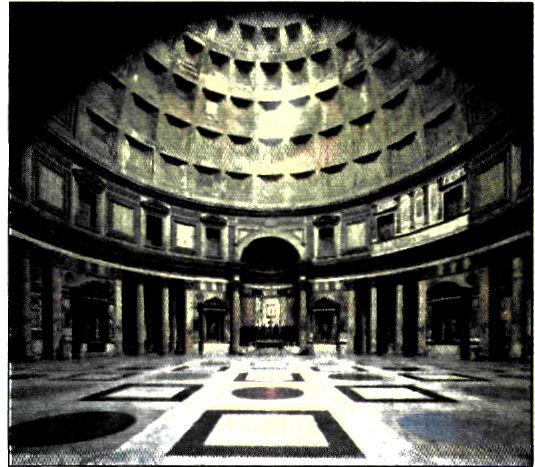 Το εσωτερικό του Πανθέου στη Ρώμη (περ. 118-128 μ.Χ.)