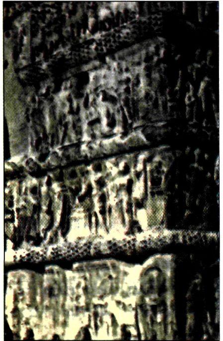 Λεπτομέρεια από την αψίδα του Γαλέριου στη Θεσσαλονίκη