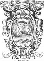 Το εμβλημά των «Αβλαβών» (1708), αποφοίτων του Φλαγγινιανού Ελληνομουσείου της Βενετίας