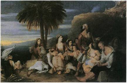 Sir Charles-Lock Eastlake (1793-1865), Έλληνες φυγάδες μετά την καταστροφή της Χίου, 1822 (1833)