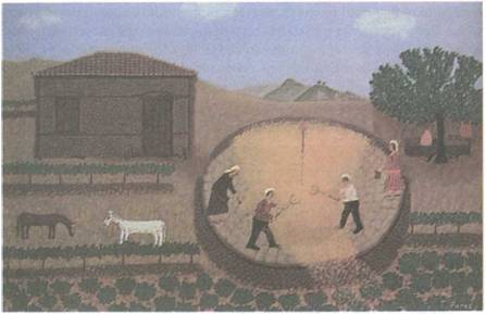 Γιώργος Ρήγας (γεν. 1921), Στο Αλώνι