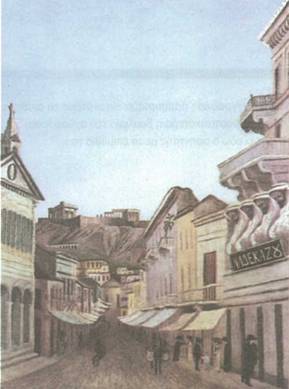 Tivadar Csotvary (1853-1919), Δρόμος της Αθήνας (1904) Εθνική Πινακοθήκη, Βουδαπέστη