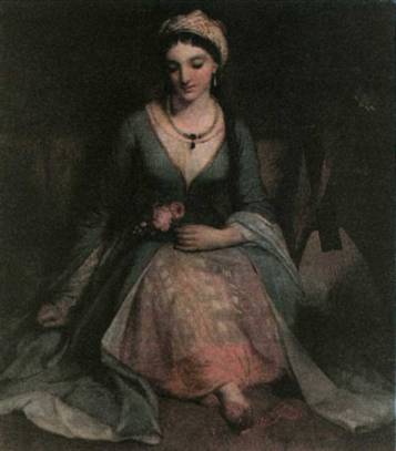 Henri Pickesgill (1782-1875), Ελληνίδα Κόρη (1829) Μουσείο Μπενάκη