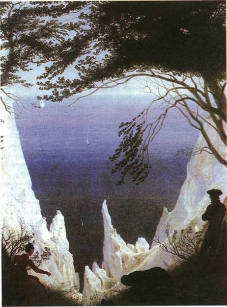 Caspar David Friedrich (1774-1840), Λευκοί βράχοι στο Ρύγκεν (1818-1819) Ίδρυμα Reinhart, Βίντερτουρ (Ελβετία)