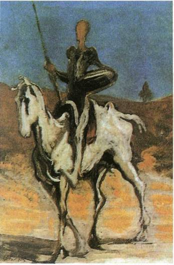 Homore Daumier (Ντωμιέ) (1808-1879), Δον Κιχώτης (1865-70) Νέα Πινακοθήκη, Μόναχο
